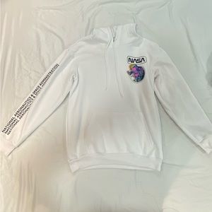 UNWORN NASA Hoodie. Soft, comfortable material and light weight.
